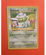 Rare Pokemon Basic Card Bulbasaur 40 HP 44/102 Pre-Owned ERROR CARD Leng... - $2,907.48