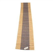 Natural Hyacinth Fiber Blue Stripe Table Runner 14x72 inches - €11,10 EUR