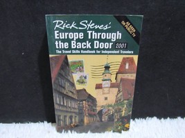 2001 Rick Steve&#39;s Europe Through the Back Door Paperback Book - £3.09 GBP