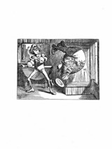 Alice In Wonderland Giclee Print From Sir John Tenniel- &#39;...a somersault.&#39; - £14.10 GBP