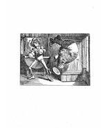 Alice In Wonderland Giclee Print From Sir John Tenniel- &#39;...a somersault.&#39; - $24.12 CAD