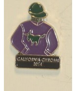 CALIFORNIA CHROME - 2014 Kentucky Derby Winner Jockey Silks Pin - $20.00