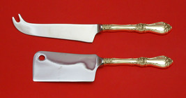 Royal Rose by Wallace Sterling Silver Cheese Server Serving Set 2pc HHWS... - £91.54 GBP