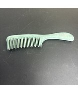 Vintage Clinique Hair Comb 8&quot; Sage Green Wide tooth Rigid Detangling Handle - $23.38 CAD