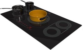 36 Inch Induction Cooktop, Electric Stove Built-In 5 Boost Power Cooktop... - $1,202.99