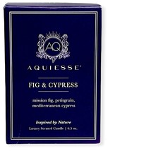 Aquiesse Luxury Scented Candle Fig &amp; Cypress Inspired by Nature, 6.5 oz - £23.97 GBP