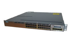 Cisco WS-C3750X-24P-L 24 Port Gigabit Ethernet Switch w/ 1100WAC, 2x Fans, +Mod. - $58.44
