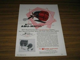 1958 Print Ad Garcia Abu-Matic Fishing Reels Synchro-Drag New York,NY - $13.66