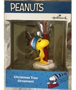 2018 Hallmark Peanuts Ornament Woodstock With Red Skis - New - £7.61 GBP