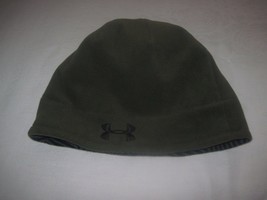 Under Armour Storm Ladies Green HAT-ONE SIZE-WORN ONCE-VELOUR FEEL-NICE/COMFY - £5.50 GBP