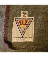 Vintage ZUIVER WOLLEN DEKEN Military Green Heavy Wool Blanket Twin 1950s - $84.21