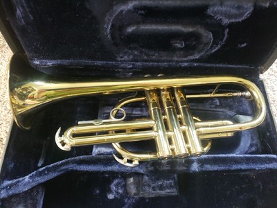 USA CORNET VINTAGE CONN DIRECTOR SHOOTING STARS Ge420116 with Case 2 Dents - £104.34 GBP