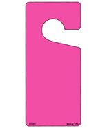 Pink Solid Blank Novelty Metal Door Hanger - €16,17 EUR