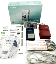Canon PowerShot ELPH SD630 6MP Digital Camera 4x Zoom Bundle TESTED - $189.46