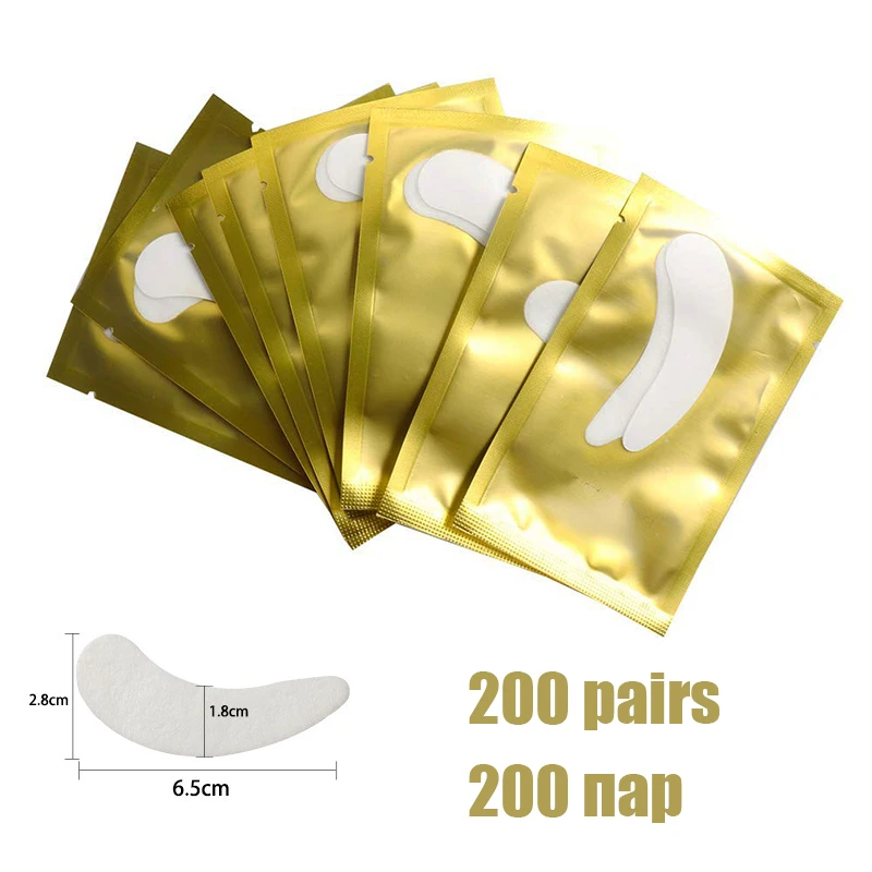 S gel patch grafting eyelash under pads eye patches for eyelash extension paper sticker thumb200