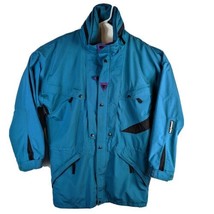 Helly Hansen Equipe Tech Waterproof Breathable Ski Jacket Womens Large Blue - $63.18