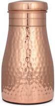 34 Oz Pure Copper Water Bottle - Copper Carafe with Lid for Sports and Yoga - Co - £15.99 GBP