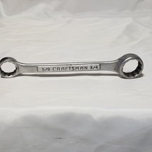 Vintage Craftsman  5/8&#39;&#39; x 3/4&#39;&#39; Offset Double Box End Wrench V FORGED USA - £21.68 GBP