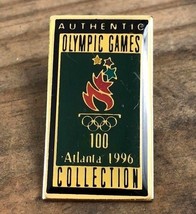 1996 100 Olympic Torch Games ATLANTA Collection Authentic Enamel Lapel Pin - £6.61 GBP