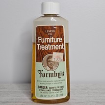 FORMBY&#39;S Lemon Oil Furniture Treatment 8 oz Approx 75% Full Discontinued... - $10.89
