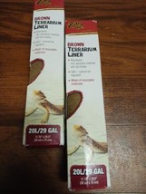 Zilla Brown Terrarium Liner 20/29 Gallons, Pack of 2 - $12.86