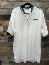 Vantage Men’s Antec Beige Black Trim Short Sleeve Polo Shirt Size XXL - £13.35 GBP