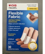 Flexible Fabric  Antibacterial Bandages, 30-pack Assorted Sizes (pack of 6) - $14.87 CAD