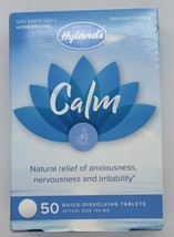 Hyland's Calm Tablets, Anxiety and Stress Relief Supplement Homeopathic 50 count