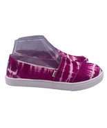 TOMS Alpargata Cupsole Slip On Shoes Fuchsia Rose Canvas Flats Womens 6.5 - £31.48 GBP