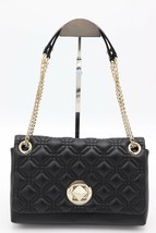 NWT Kate Spade New York Black Astor Court Cynthia Quilted Leather Should... - $198.00