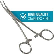Steel Precision Kelly Locking Forceps Tweezers Clamp Medical Instrument ... - £23.49 GBP