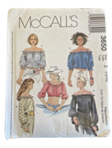 Sewing Pattern McCall&#39;s 3650 Peasant Blouse Top Size Lg - XL Uncut 2002 ... - £9.44 GBP