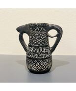 Ancient Basalt Stone Engraved Pitcher Vase Decor Animal Carvings - €115,95 EUR