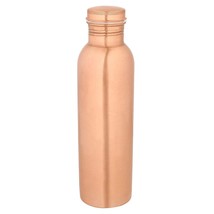 Pure Copper Bottle for Water Matt Finish Dirt Proof Leak Proof 1 Litre - £19.89 GBP