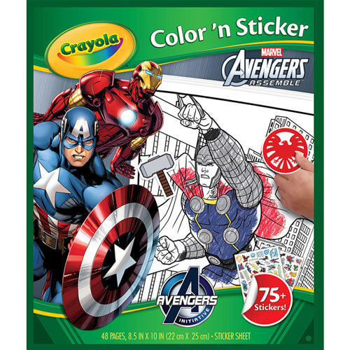 Crayola Colour and Sticker Book - Avengers - $21.07