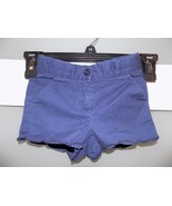 Janie and Jack Navy Blue Scalloped Shorts Size 18/24 Months Girl&#39;s - $310.94 MXN