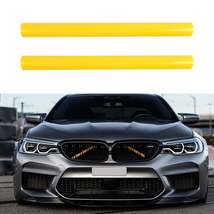 Fits BMW Badge Yellow Front Grille Trim Strips Pipe V Brace For BMW F20,... - $12.99