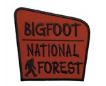 Bigfoot National Forest Embroidered Iron On Patch Sasquatch Yeti Folklor... - £5.60 GBP