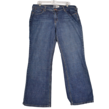 Levi Signature Jeans Low Rise Boot Cut Misses Size 16 Short - £12.01 GBP
