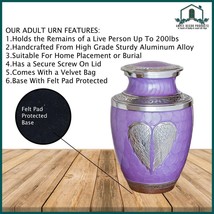 Dignified Cremation Urns for Ashes for Human | Beautiful Memorial For your Loved - £94.36 GBP