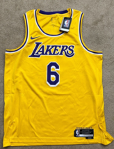 Nike Los Angeles Lakers Lebron James NBA Swingman Icon Edition Jersey Size XL - $86.12