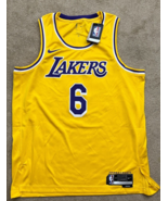 Nike Los Angeles Lakers Lebron James NBA Swingman Icon Edition Jersey Size XL - $86.12
