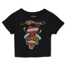 Ed Hardy tiger heart baby tee in Black - £34.65 GBP