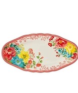 Pioneer Woman ~ FANCY FLOURISH ~ Stoneware ~ Oval ~ Large Serving Platter - $51.12 CAD