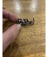 STERLING Vintage  Floral Brooch Pin HANFMADE - $69.30