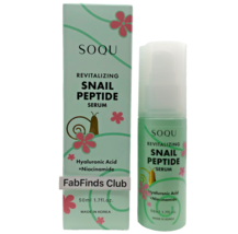 Korean SOQU Revitalizing Snail Peptide Serum Hyaluronic Acid+ Niacinamide - $16.81