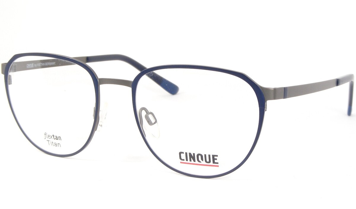 Cinque Von Vistan 41001 3 Matt Blau/Grau Brille Flextan Titan 51-18-145mm - $76.20