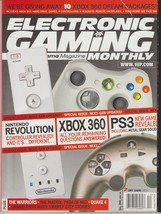 Electronic Gaming Monthly Nintendo Revolution Xbox 360 PS3 Dec 2005 Issue 198 - £15.95 GBP