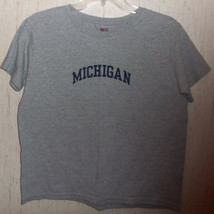 Womens Red Oak Sportswear &quot;Michigan&quot; Gray Novelty T-SHIRT Size L - £14.73 GBP