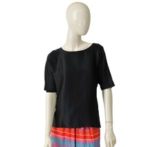 Intimissimi Black Short Sleeves Top T-Shirt Blouse size S - $44.55
